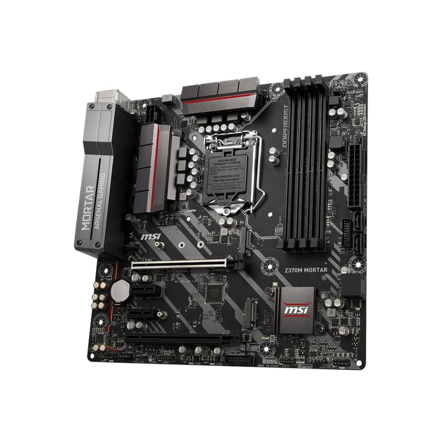 MSI Z370M Mortar Intel Socket 1151 ATX Motherboard Laptops Direct